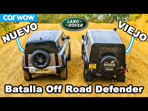 Nuevo vs Viejo Land Rover Defender: ARRANCONES cuesta arriba y ¡Batalla Todoterreno!