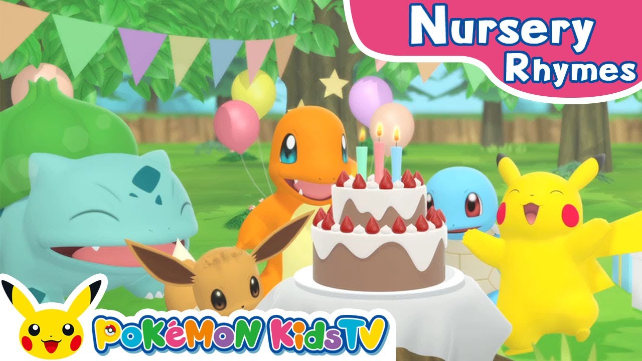 Happy Birthday | Nursery Rhyme | Kids Song | Pokémon Kids TV​