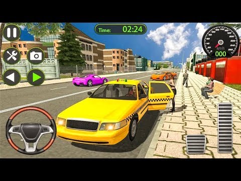 Taxi Driver 2019 - Yellow City Cab Service Simulator - Android Gameplay