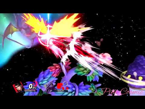 Bayonetta 0 to Death Combo Demonstration (DI) - Smash Bros Ultimate