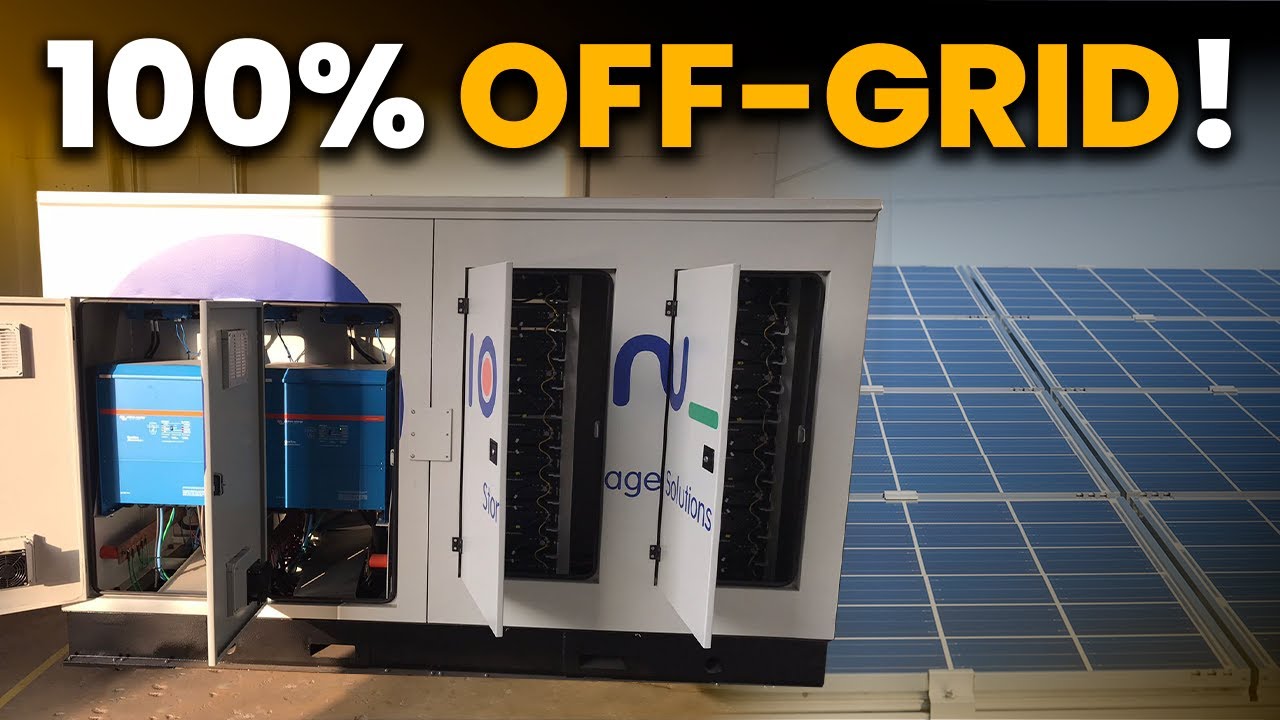 ENERGIA SOLAR: esse galpão FUNCIONA totalmente Off Grid