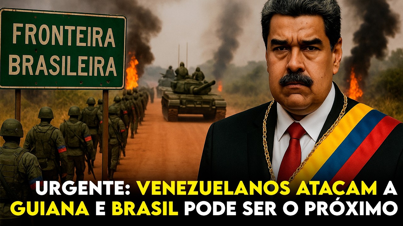 Venezuelanos ATACAM a Guiana e o BRASIL pode ser o PRÓXIMO!! (Felipe Dideus)