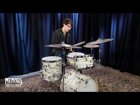 Sakae Trilogy Drum Set 18/12/14 - Mint Oyster Pearl
