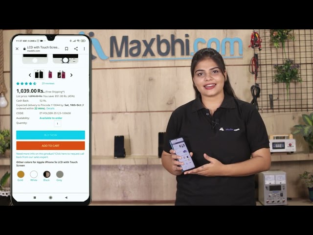 Product video thumbnail for Replacement Back Camera for Realme 7i (Main Camera)