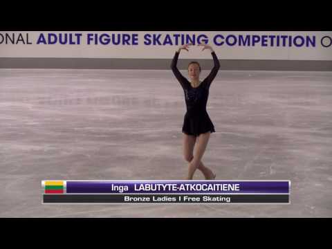 Inga Labutyte Atkocaitiene   Bronze Ladies I Free Skating Oberstdorf 2017