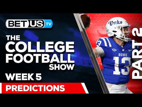  College Football Week 5 Predictions...
