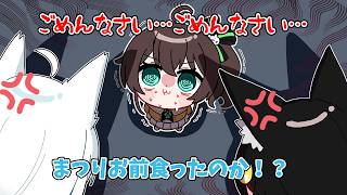 パーティー料理を食い尽くすまつり【ホロライブ手描き切り抜き/夏色まつり/AZKi/風真いろは】