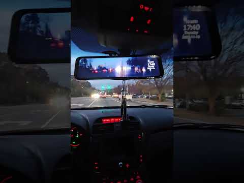 Veement 4K Rear View Mirror Camera, 10'' 4K Mirror Dash Cam with 1080P Backup Camera, Dash Cam Front and Rear for Car with Voice Control, 24H Parking Mode, Night Vision, 32GB SD Card Included video review thumbnail