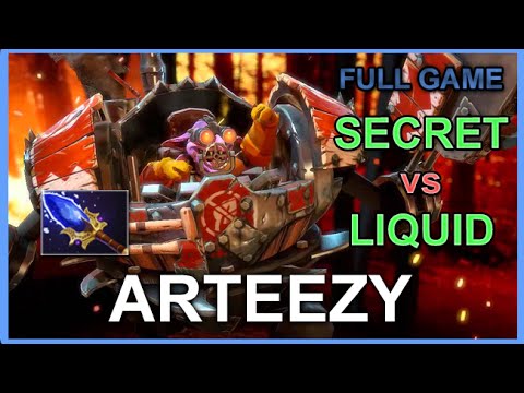 Secret Arteezy Timbersaw vs Liquid - TI6 - Full Game