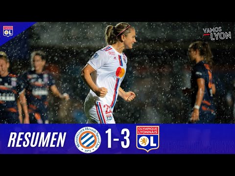 RESUMEN: Montpellier 1-3 Olympique Lyonnais (D1 Arkema 2022/23 - J3)