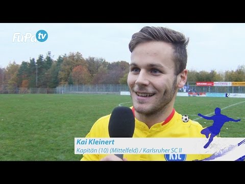 Kai Kleinert - Karlsruher SC II - zum Spiel vs. SV Spielberg im FuPa.tv-Interview am 12.11.2016
