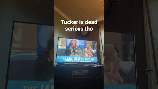 Tucker Carlson Janice dean podcast smelling kids and adults from 5 feet away. Biden could learn well