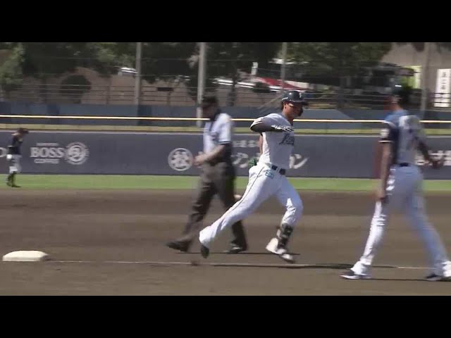 【ファーム】バックスクリーン弾!! ファイターズ・郡が逆転の3ランホームランを放つ!! 2021/8/1 F-S(ファーム)