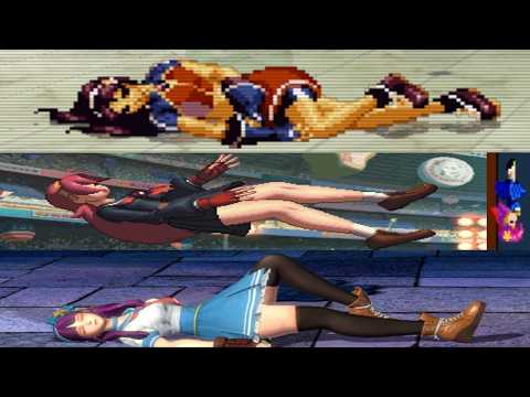 KOF Athena Asamiya Defeat Collection