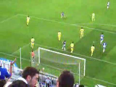 GORDON AND TIM AT THE MATCH.MALAGA AND CADIZ