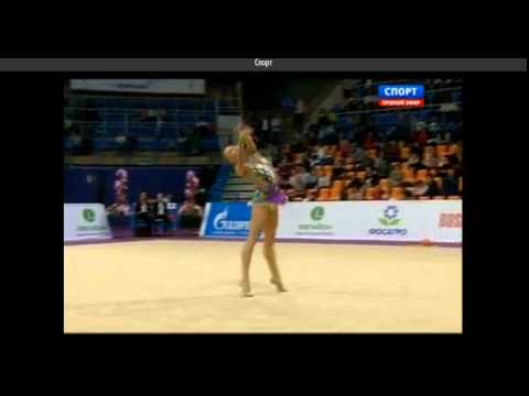 Kseniya Moustafaeva clubs (AA) GP Moscow 2015
