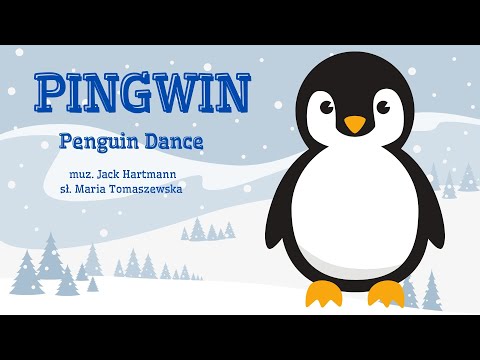 Nr 215. PINGWIN (TANIEC PINGWINA) animowane filmiki, animacje dla dzieci, metoda EDUMUZ
