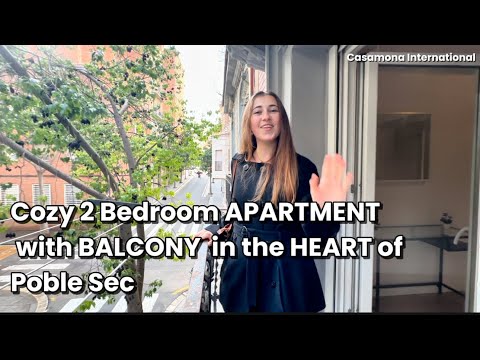 Bright renovated 2-bedroom apartment with balcony in the heart of Poble Sec