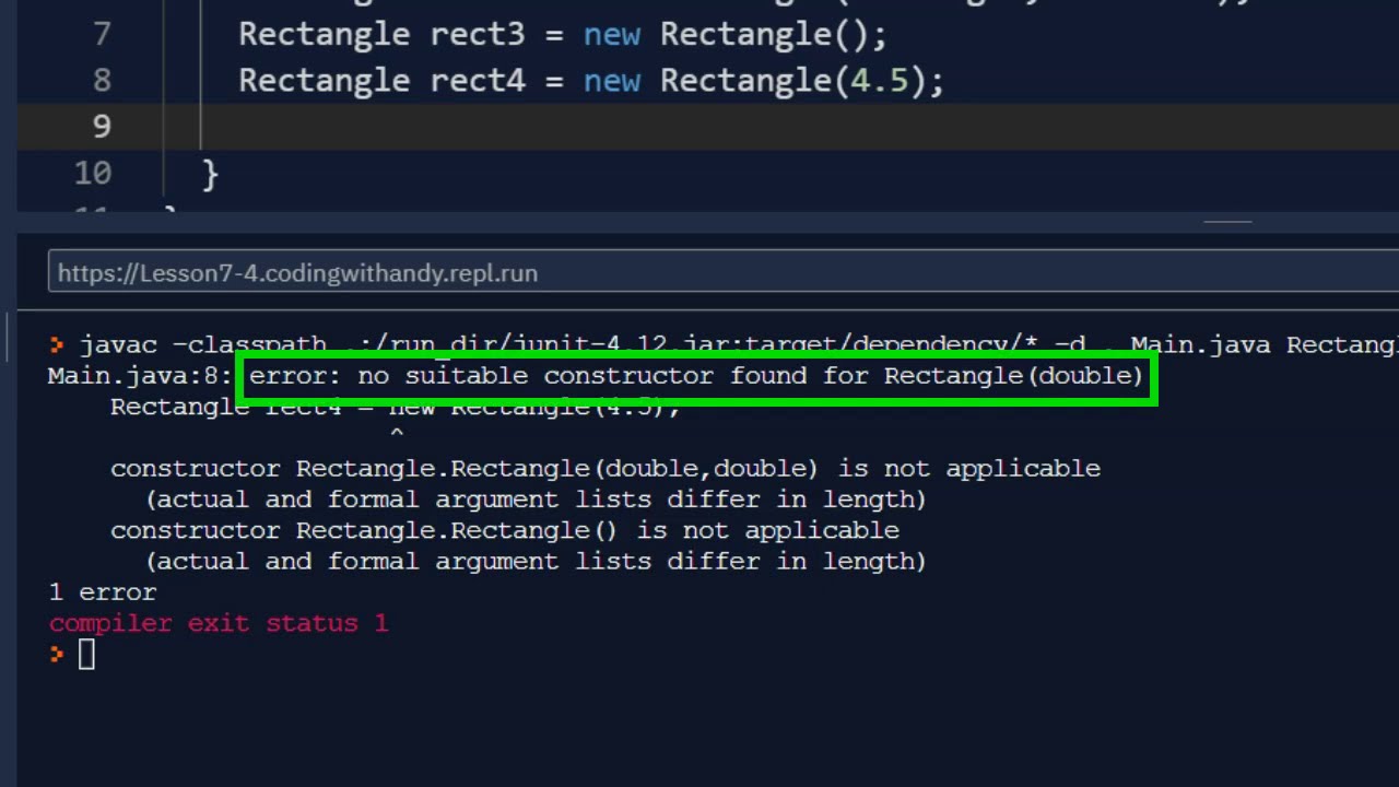 Lesson 7-4 Overloading Constructors (Introductory Java Programming for AP Computer Science A)