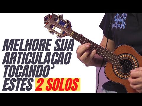 EXERCICIOS PARA ARTICULAÇÃO ATRAVÉS DE 2 SOLOS | AULA DE CAVAQUINHO | PROFESSOR DANIEL MARTINS