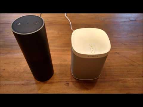 Klangvergleich Amazon Echo versus Sonos Play:1 Lautsprecher