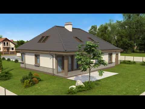 Z84 GL - Gotowy projekt domu z poddaszem użytkowym we współczesnym stylu do 170 m2