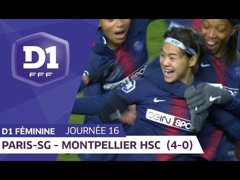 J16 : Paris Saint Germain - Montpellier HSC (4-0) / D1 Féminine