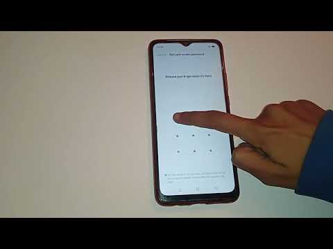 oppo r17 pro, how to setup pattern lock in oppo r17 pro, oppo r17 pro setup pattern lock setting