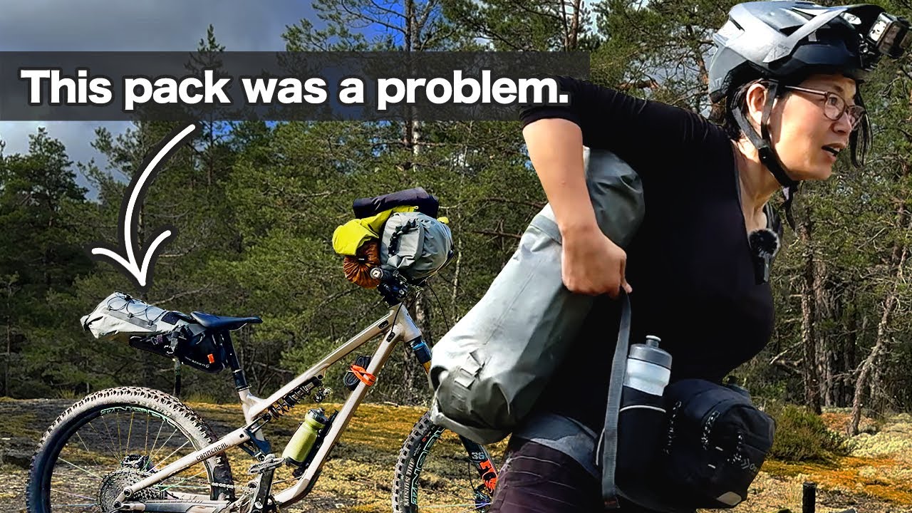I Had to Invent a Weird Way to Ride With Bikepacking Bags!