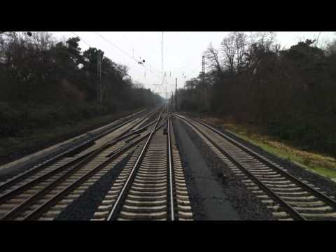HD720cam - Führerstandsmitfahrt Hemsbach - Darmstadt - Mainz Bischofsheim