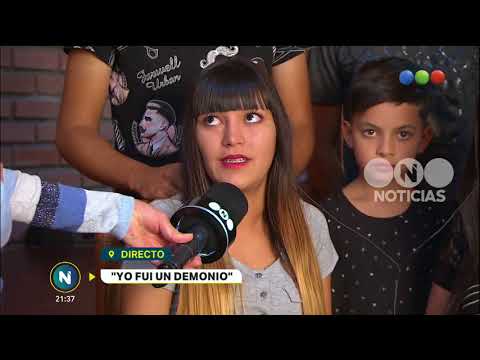 I Was a Demon: Interview with Melany and Her Family - Telefe News