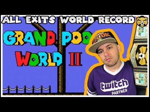 Grand Poo World 2: All Exits True Ending Former World Record Speedrun 1:20:58
