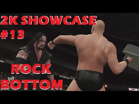 WWE 2K16 2K Showcase Part 13 Stone Cold Steve Austin vs The Undertaker Rock Bottom 98