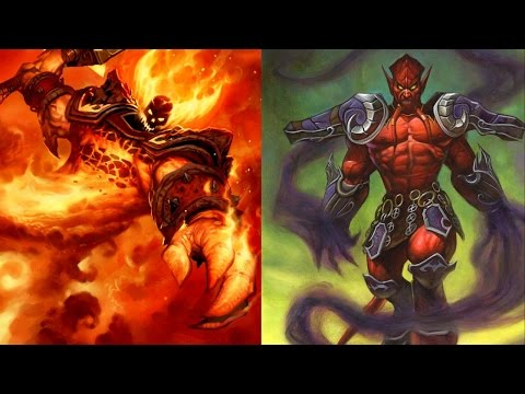 Frases de Ragnaros y Jaraxxus en HearthStone (héroes) - Castellano
