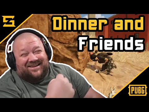 The Power of Dinner w/ chocoTaco and HollywoodBobLive | PUBG Squad Gameplay