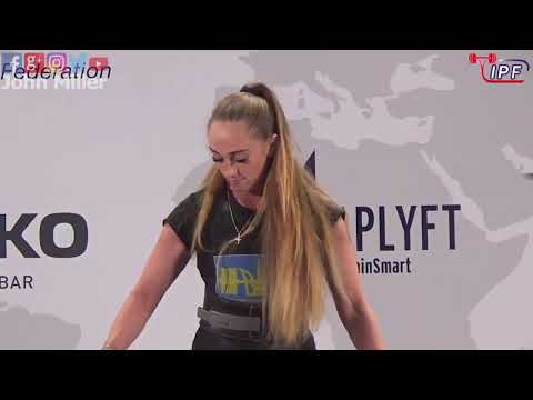 Anastasiya Derevyanko - 5th Place 482.5kg Total - 52kg Class 2019 Womans IPF World Open