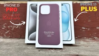 White Titanium iPhone 15 Pro Max AND Blue iPhone 15 Plus Unboxing - Which Would You Choose 🤔?