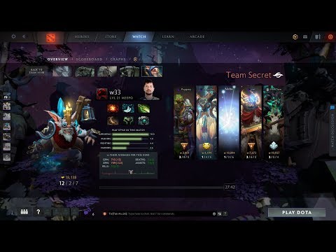 dota2sup w33 meepo liquid vs secret -TI9