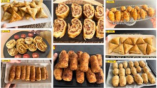 İSTER SAHURA İSTER İFTARA😍EN PRATİK HAZIR BÖREKLER/YAP BUZLUĞA AT/YUFKA İLE 8 ÇE