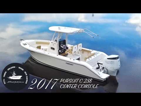 2017 Pursuit C 238 Center Console Video