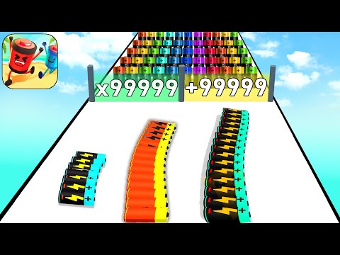 Top Satisfying Mobile Game Battery Run New Free Gameplay (Android,iOS) Walkthrough All Levels Update