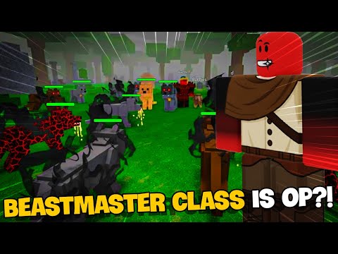 The NEW Beastmaster Class is TOO OP!! | 99 Nights in a Forest