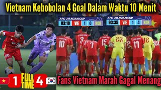 Download lagu Angry Vietnamese Fans Comment After Vietnam's National Team's 1-4 Defeat to South Korea in the U-... mp3