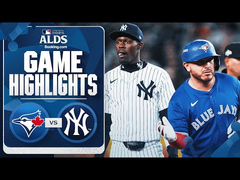 Blue Jays vs. Yankees ALDS Game 4 Highlights (10/8/25) | MLB Highlights