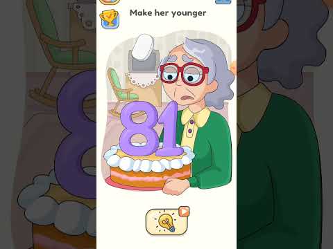 Dop 5 (delete one part) level 17 walkthrough solutions - all levels - make her younger