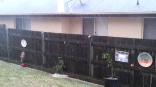 Hail Storm, Darling Heights, Toowoomba QLD 13/11/2013 @ 1610hrs