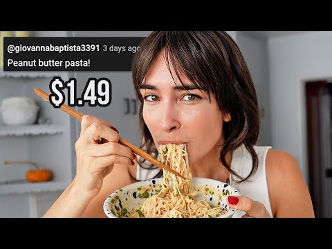 I Tried YOUR Cheapest Vegan Meals… This Was A Risk