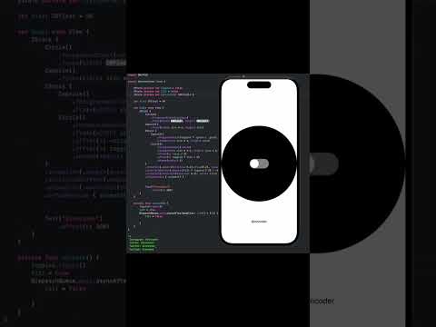#shorts Custom darkmode toggle button! #swiftui