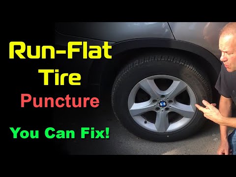 YouTube video about: Can you patch run flat tires bmw?