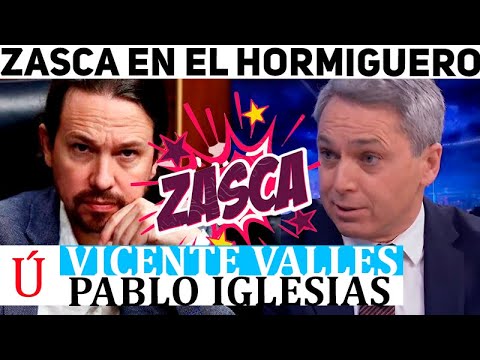 El tremendo zasca de Vicente Vallés a Pablo Iglesias en El Hormiguero de Pablo Motos en Antena 3